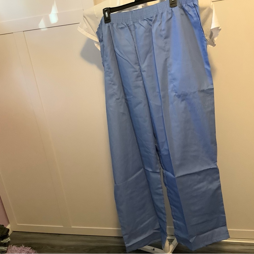 Fashion seal health care uniform pants size 3xlarge color blue